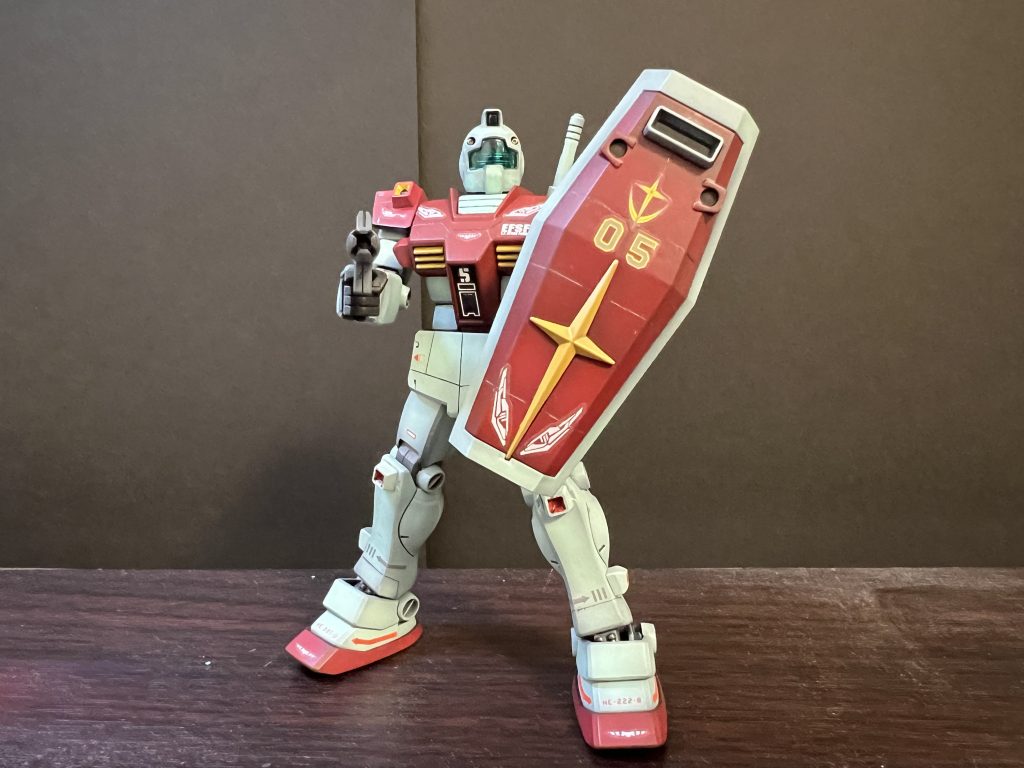 ところどころにバーニア追加してます。ジム高機動型があってもいいですよね。