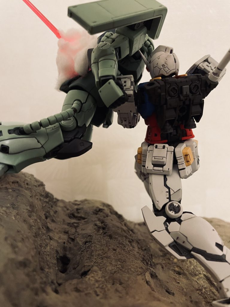 やや近めのアングルから。