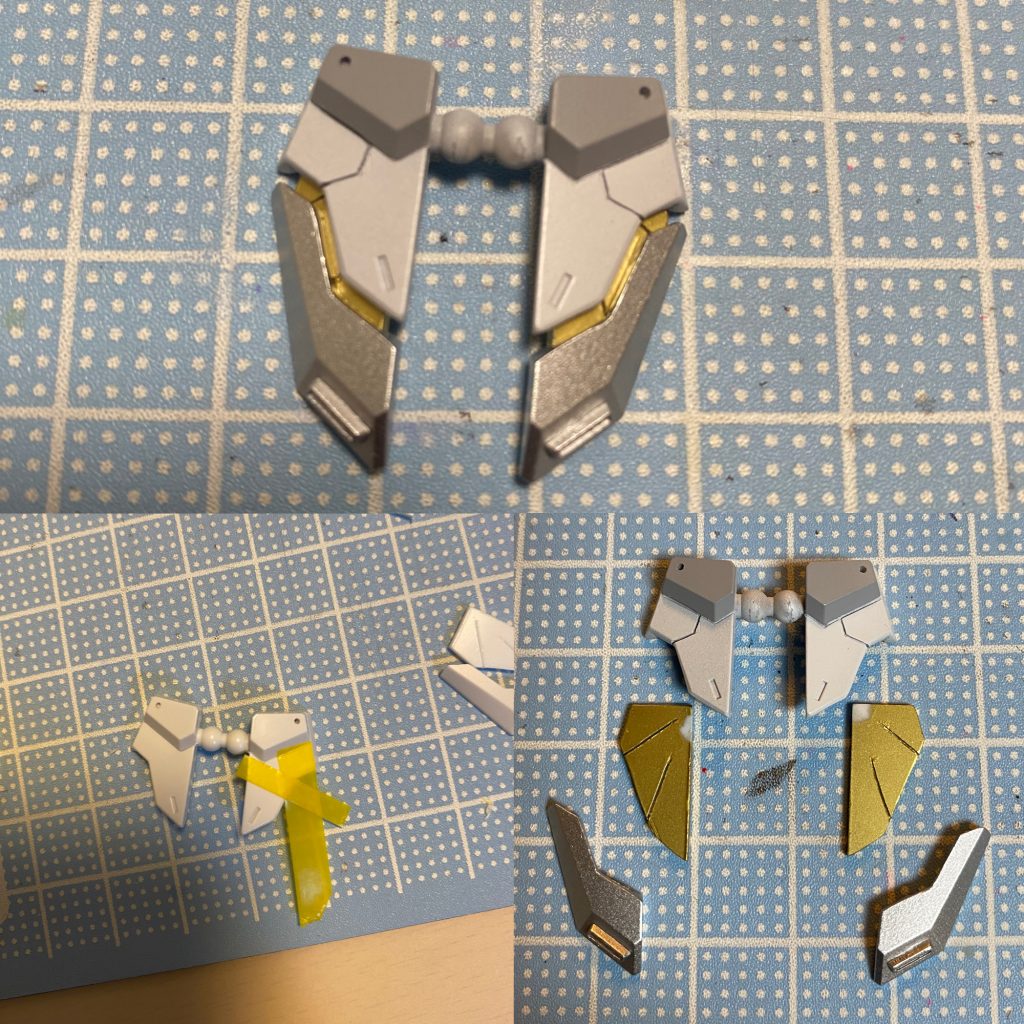 フロントスカートの分割は、1番始めにやった部分になります。特に問題なく、順調に進められました。この頃はSEEDコンに出す気満々でしたな笑