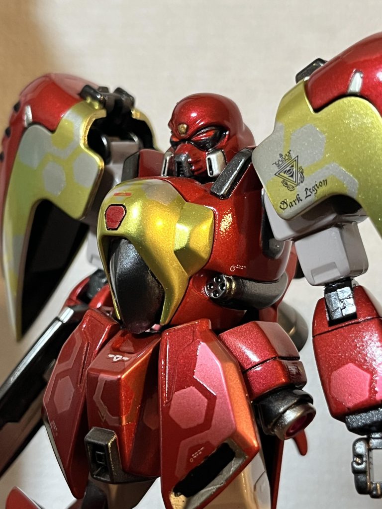完成して気づいたのが、カラーがアイアンマンすぎる笑