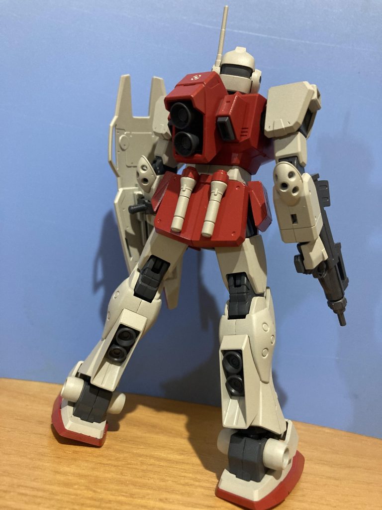 背面。肘の穴は開口してあります(gundam-kao6)出したついでに墨入れしようかな✌︎('ω')✌︎