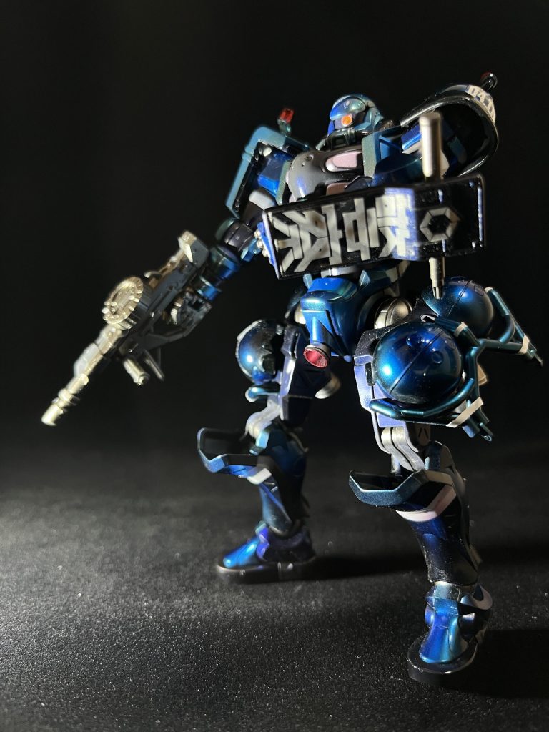 軍警ザク　キャンディ塗装–2枚目/制作者：うーちゃん