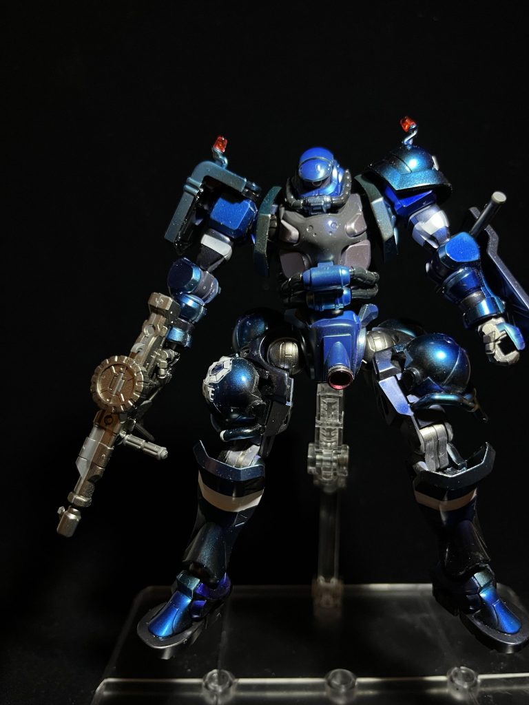 軍警ザク　キャンディ塗装–4枚目/制作者：うーちゃん