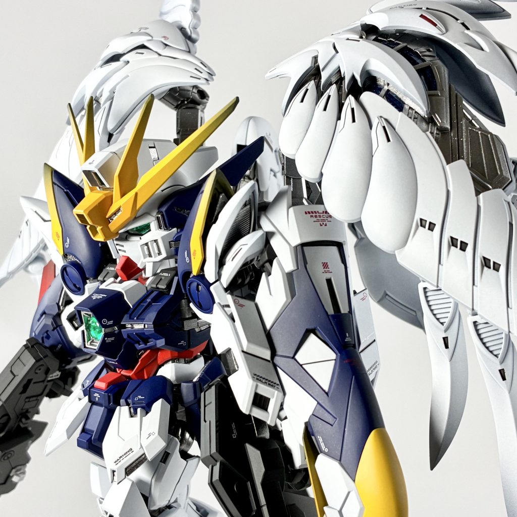 最後までご覧頂きありがとうございました！本作品は4/17〜4/20の日程でヤフオクに出品予定ですMGSD ウイングガンダムゼロEW 塗装済完成品https://page.auctions.yahoo.co.jp/jp/auction/w1181362740