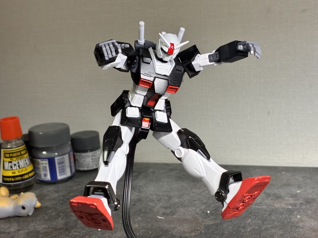 飛ばされる01ガンダム