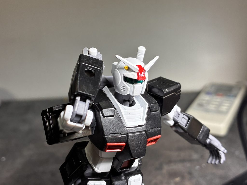 サーベルを...!やばいアップだと塗装が雑なのバレる