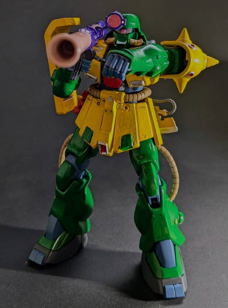 黄色は白サフを筆塗りしてから塗りましたが、大分アラが目立ってしまったので、次回サフ塗りを工夫したいと思います。