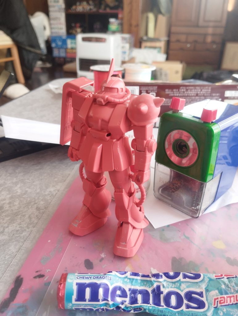 合わせ目処理後の無塗装のやつこれも良き！最後までご試聴ありがとうございました！