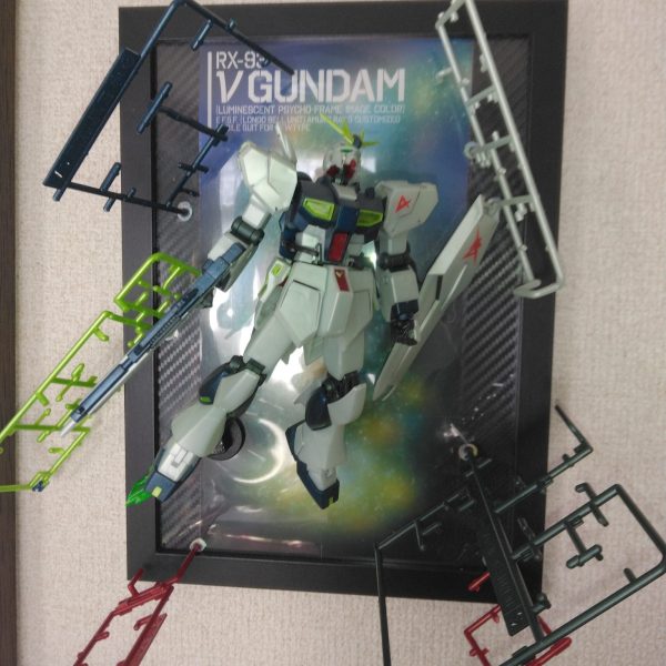 EGニューガンダム　サイコフレーム発光ジオラマ