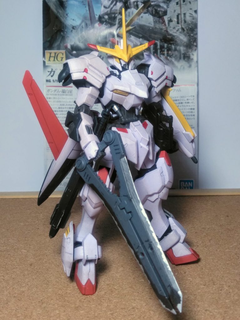 ところで😌端々に出て来る『ウルズハント』ってナンでしょう❓🧐 主催者は『N』と、イウ人物。参加するには、『コーサ』という姓名がつく水先案内人達からリングを貰う必要がある模様。『ウルズハント』がどの様な物かは現時点では不明?!参加資格であるリングを得るためにコロニーを襲撃する人物もいる程には見返りは大きいと思われます😫 あっ!今回の蛇足作業🐍👣を・・・って程ではありませんが、オマケ武器をイッテみます 😚🎶🎶なんて!皆様御用達であるM.S.Gの『ランス・ダブル ブレード』ナノですけどね 👍😆🎶🎶🎶