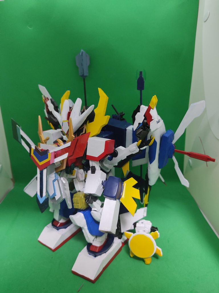 以前製作したパーフェクトマイティーストライクアイのように、余剰なしにしています。