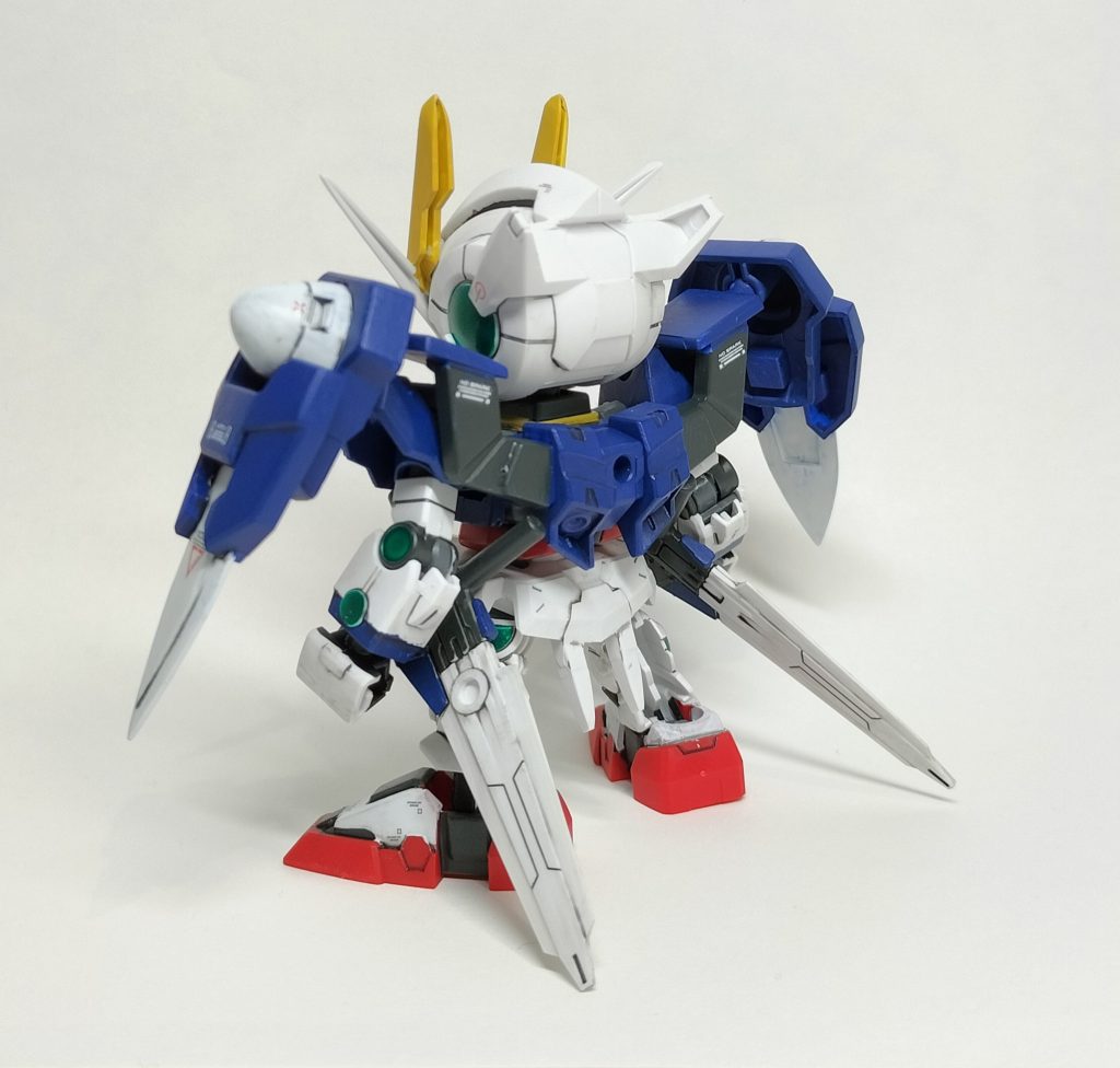 バックショットです。肉抜きはキニシナイ(gundam-kao4)