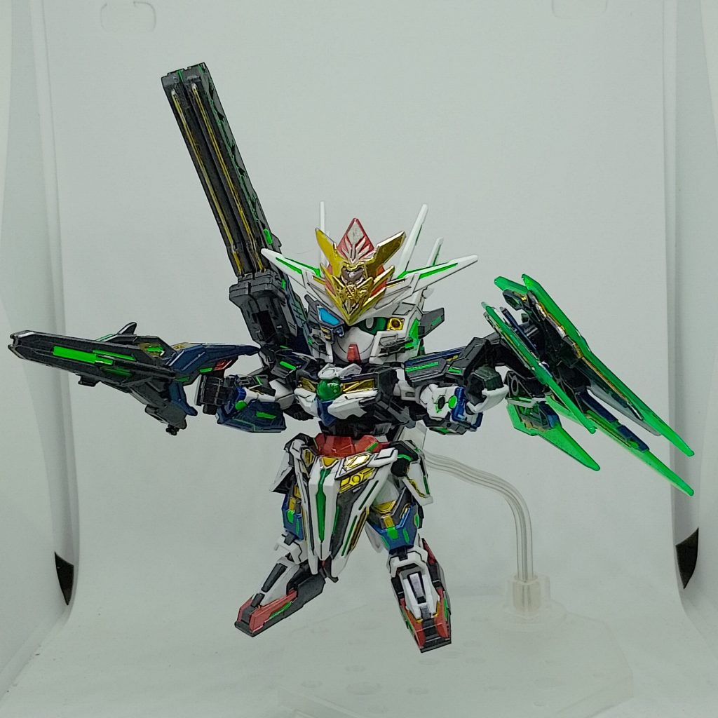 肩アーマーのジャムにより腕の可動範囲が制限されています。