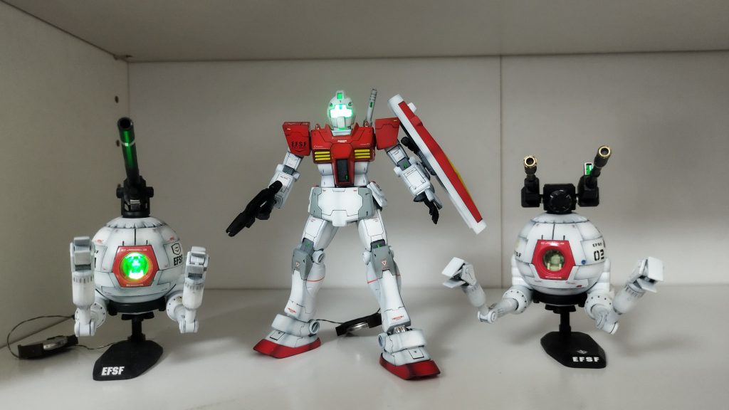 ジム&ボールのスリーショット