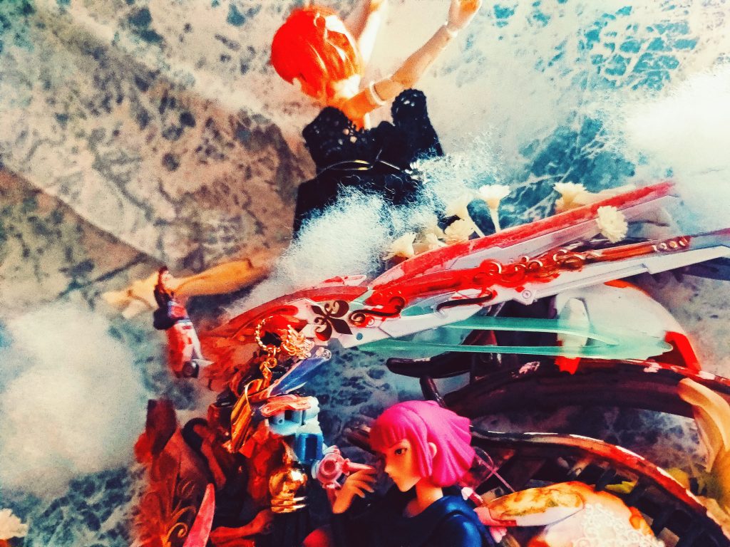 なんやかんやで、やっぱりハマーン様大好きなので、出演して頂きました（笑）やっぱりハマーン様に出て頂けると作品がギュと締まった感じになります😍どっちかというと、キュベレイ第四形態に近いかもです😅 