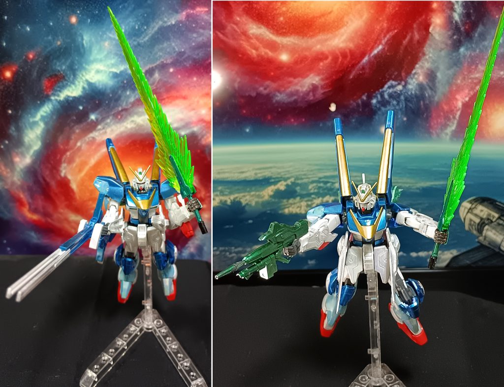 やり過ごしても光の翼が襲ってくるこの機体・・・・宇宙では会いたくないっすな。