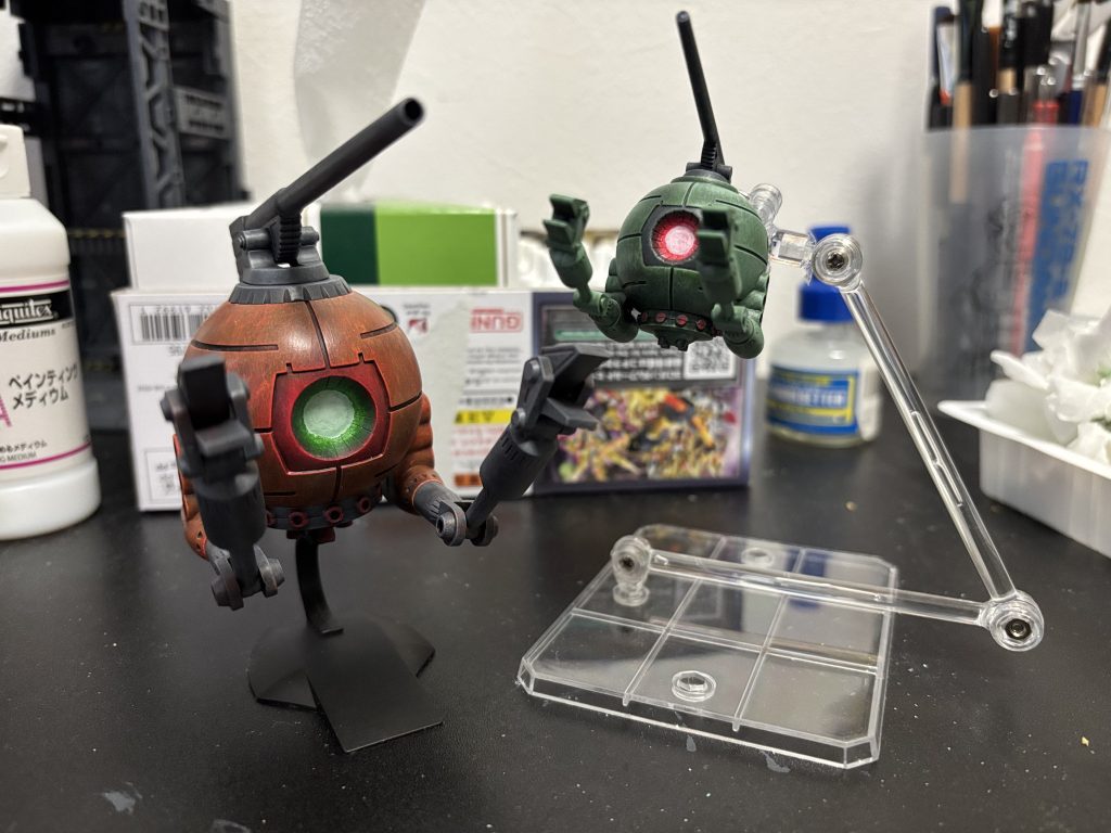 操縦席部分の発光表現、自分なりに頑張ってみました！