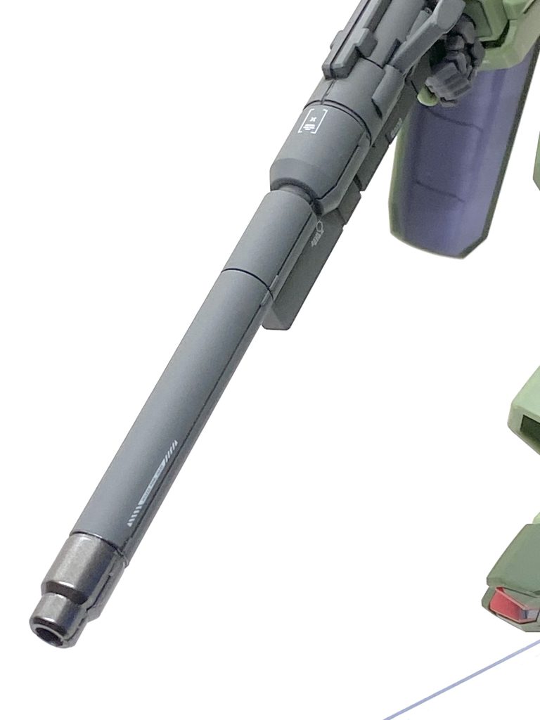 狙撃用ビーム・ランチャーだけは全塗装し、先端はダンモ使って段落ちモールドにしました。