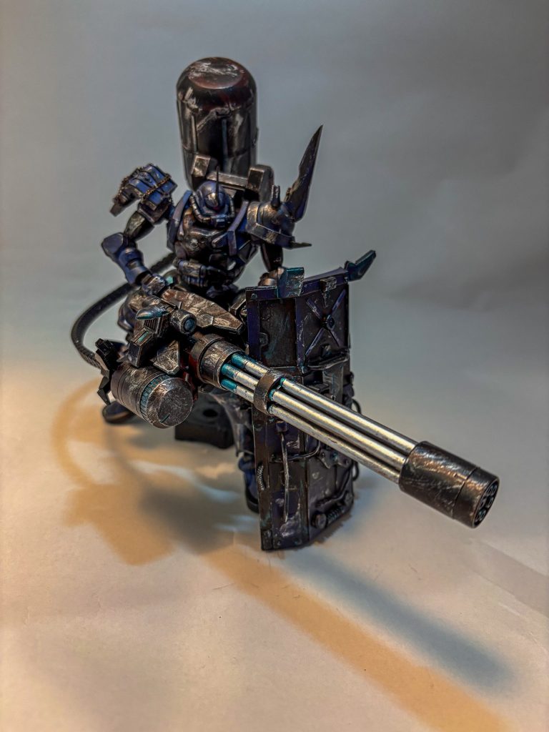 ガトリングは筆塗りの難しさを感じました