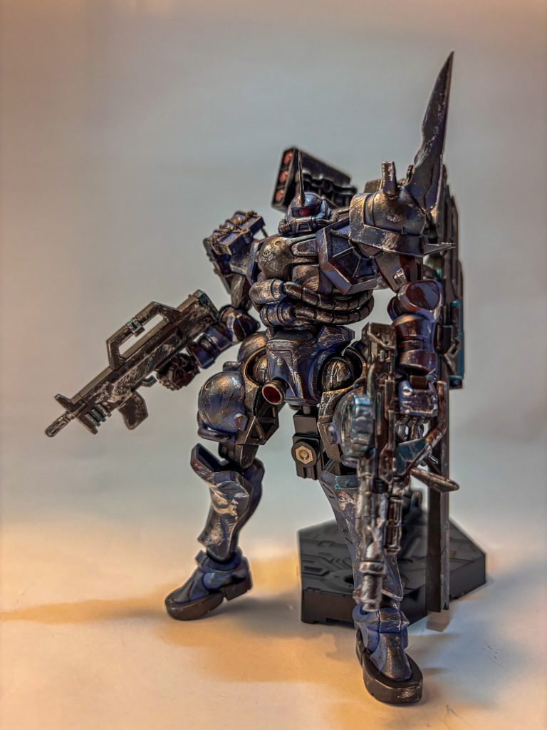 人生で初のザクでしたがとても楽しく作ることができました