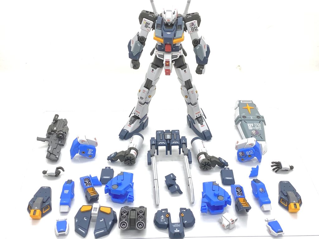 スタンダードアーマー外装部。ほぼフルアーマーでした(笑)。