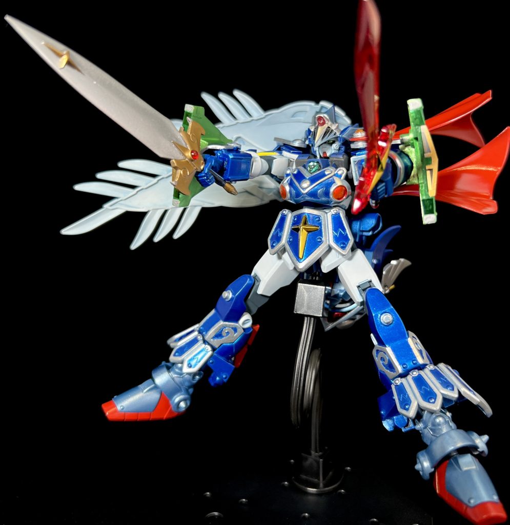 必殺・サザンクロスソウル‼︎ 所属する模型サークル内のガンダムW合わせ企画で制作しました。以前制作した『バーサルユナイトガンダム』の時のノウハウを活かしつつ、アーマーの安定性を高め、塗装や装飾のレベルを上げてみたつもりです。 最後までご覧いただき、誠にありがとうございました!