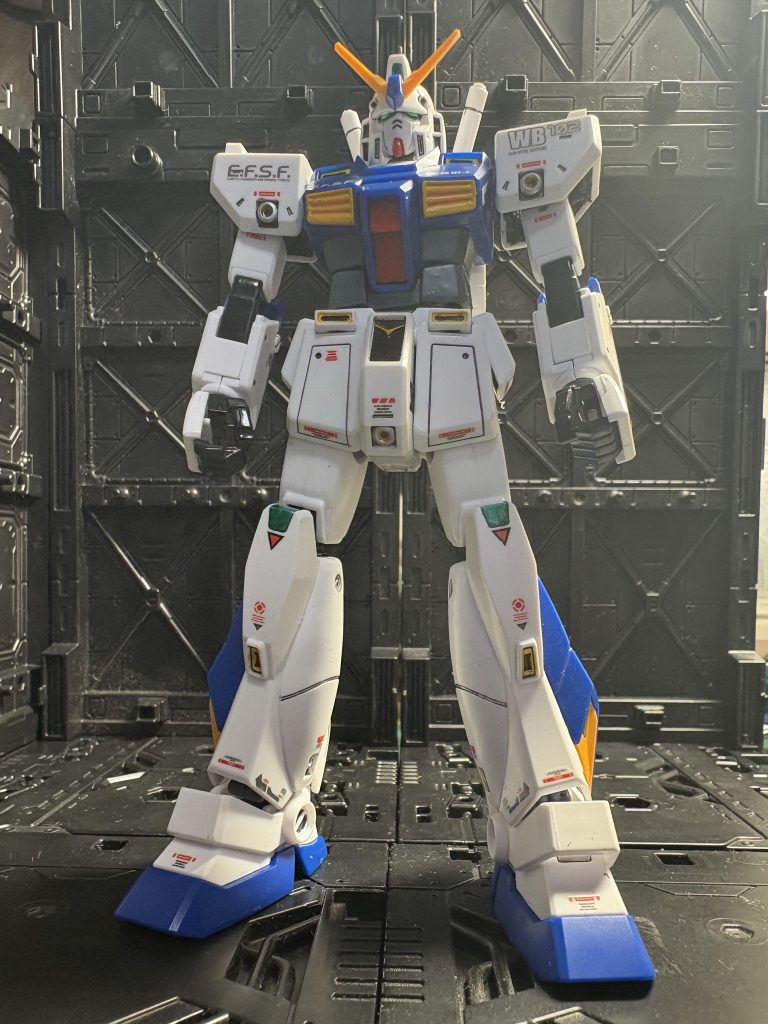 クリスから無事に譲渡され、ホワイトベースでアムロの乗機となりました。なんてな仕様です。