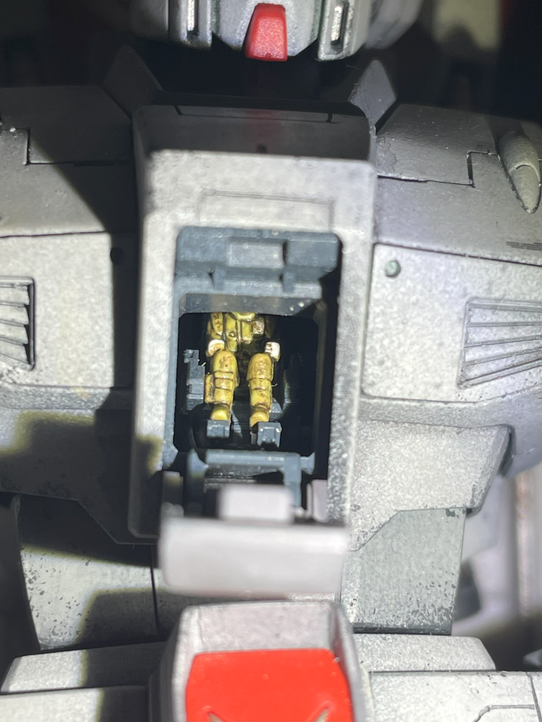 塗ったけどあんま見えないパイロット