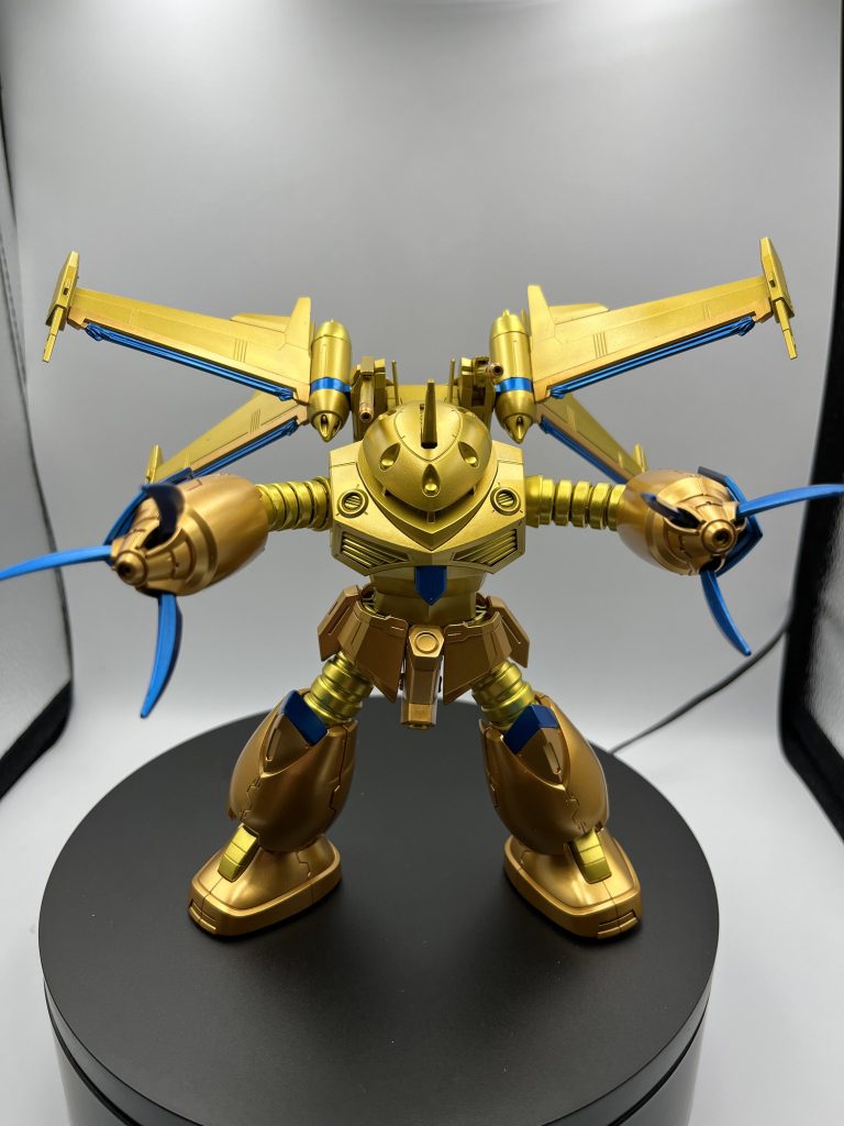 後今回も前回のジークアクス同様ヤスリ掛け以外の下処理はしていません