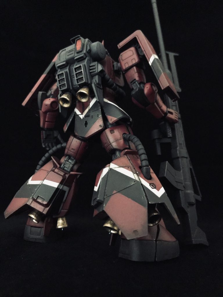 角張ったデザインにはビグラングカラーが似合います笑やっぱ高機動型はリアビュー推しでしょ