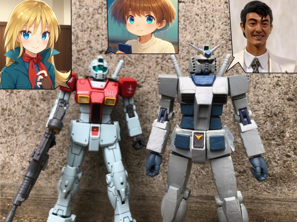 その後偶然にもフラナガン機関の職員を捕らえた一行はホワイトベースと合流。サイド6へと移動し、いったんカレンとピートの身柄を連邦軍の領事館に預けた後、タカとユージはフラナガン機関の職員を尋問し、関連施設を捜査しそこでシャリア・ブルやララァ、クスコ・アルと出会う事になります。ちなみにカレンとピートの兄妹は一年戦争終結後、父のワッケインと無事再会します。