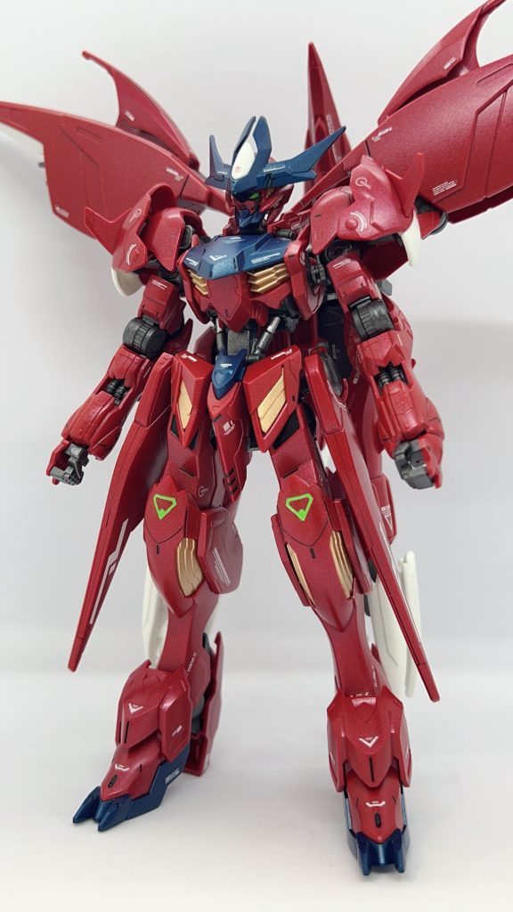 通常版です。メタリックレッドで塗っています。