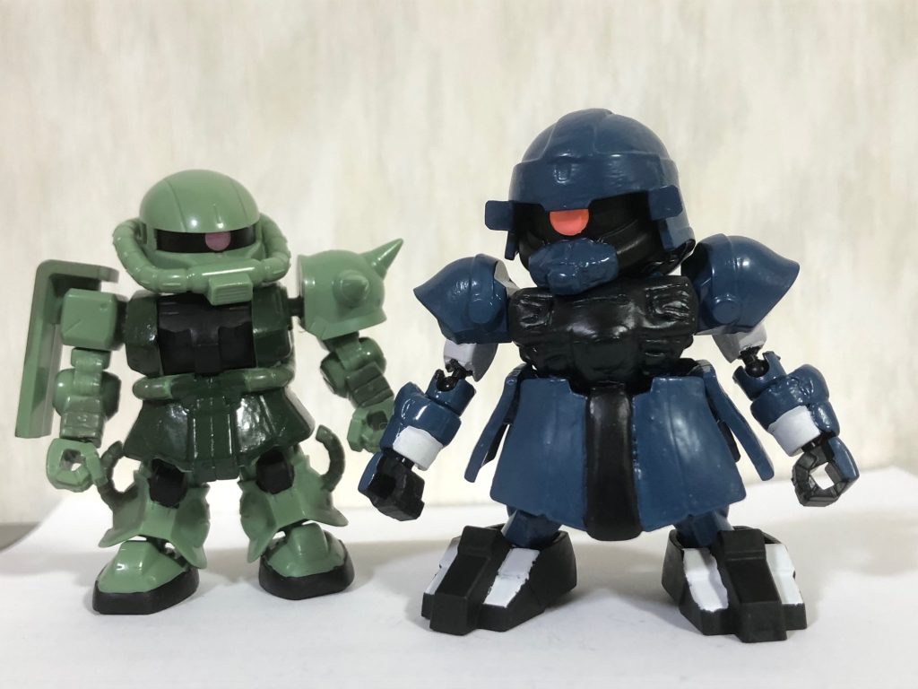 「みんなちがって、みんないい。」どのザクも個性豊かで最高ですね!!