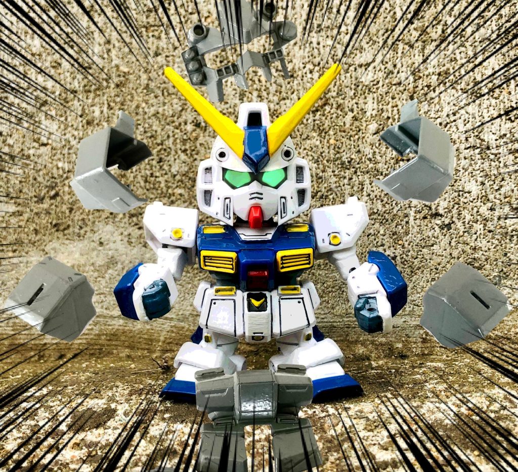 「キャストオフ!!」「CAST OFF!!」(違)チョバムアーマーをパージした状態。ホントは某ライダーみたいにアーマーはぶっ飛びません(zaku-kao4)