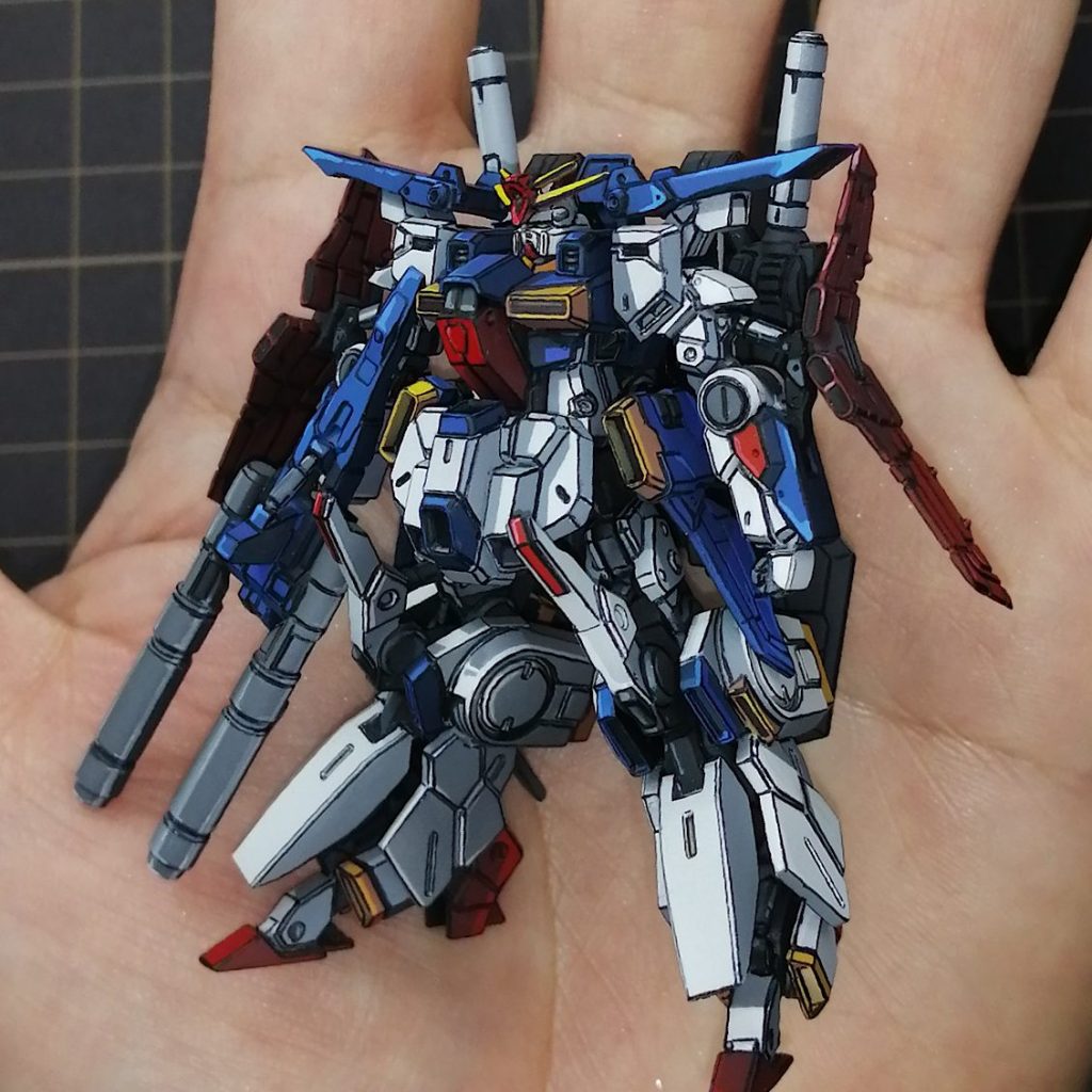 ガンダムアーティファクト ZZ 可動化改修｜マッドさんさんの