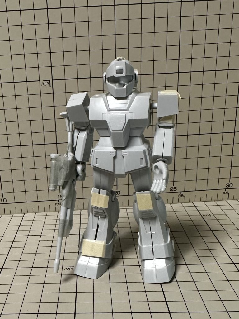 素組み状態です。最後までご覧いただきありがとうございました