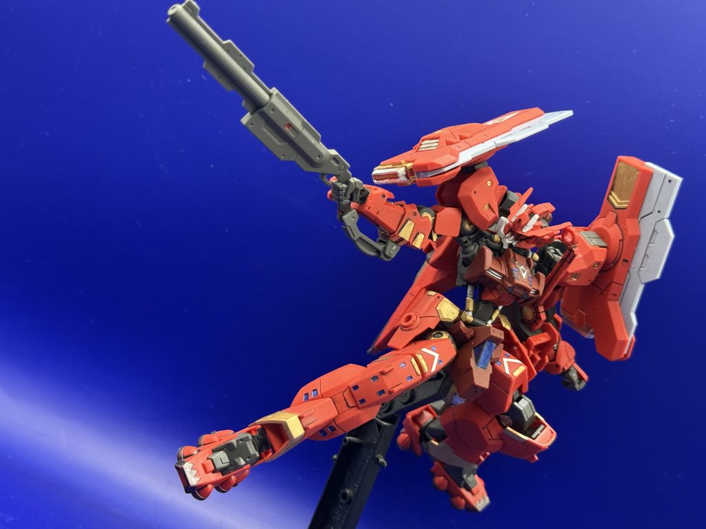 ライフルを構えてポーズ！いつものSEED撃ちです