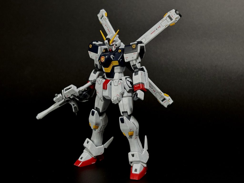 わたしのクロスボーンガンダム原体験は、学生の頃地元の本屋で立ち読みした長谷川裕一先生の漫画です。名称的にF91のクロスボーン・バンガードと関係あるのか？とかシーブックとかは出てくるのか？とか漫画を読んで自分の中の謎を解いた思い出。