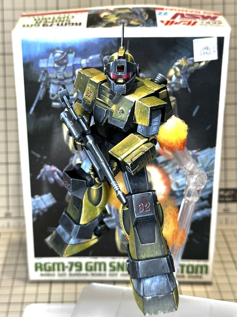 旧キット ジムスナイパーカスタム ボックスアート風塗装