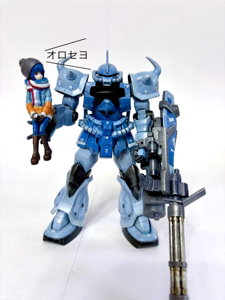 塗装の際はスケール感を意識して塗るのですが、巨大感が全然出ません。何はともあれ模型作りは楽しいですね！ありがとうございました。