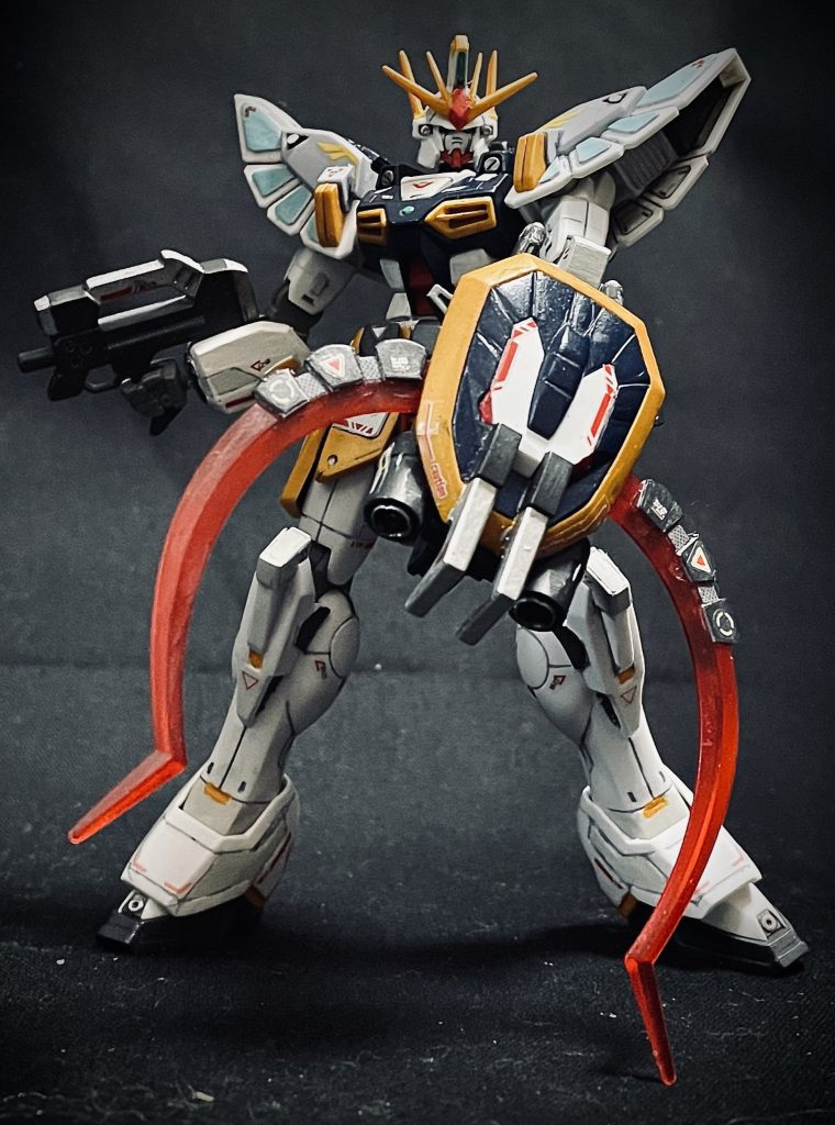 XXXG-01SRガンダムサンドロック現地改修型『ガンダムサンドロック クロスバレル』指揮能力向上のためアンテナ追加状況に応じてバレルを交換運用する遠距離攻撃手段の新設