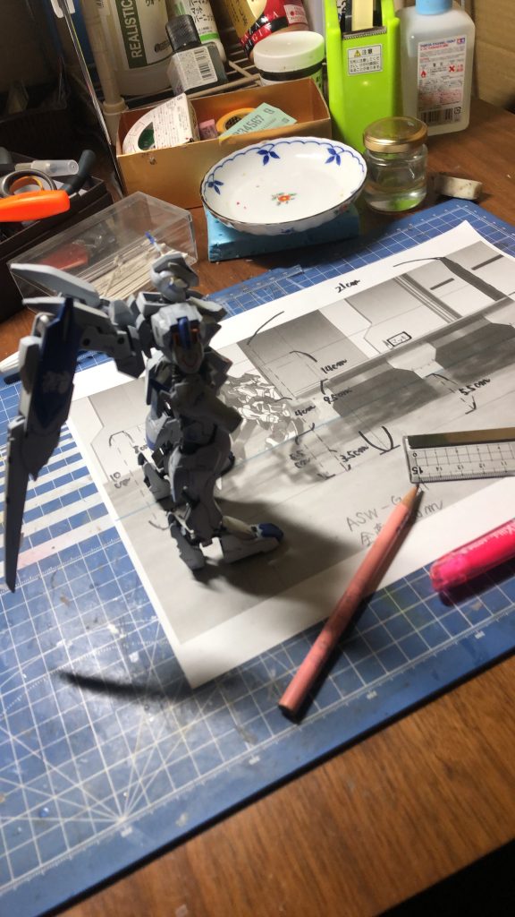 静　(マクギリスを待つバエル)–2枚目/制作者：@glegol0309