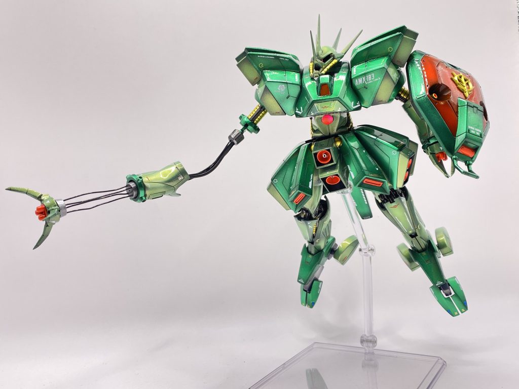 クローの展開パーツが付いてたので、せっかくだから付け替え出来るように作りました♪なかなか良い感じ。