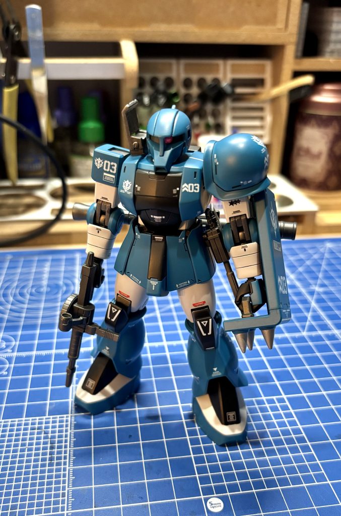 今回は2週間という期間を設けて作成。古いキットなので、合わせ目が多かったですが綺麗に合わせ目消しも出来ました。キット自体はむっちりしてて好きなスタイルです。