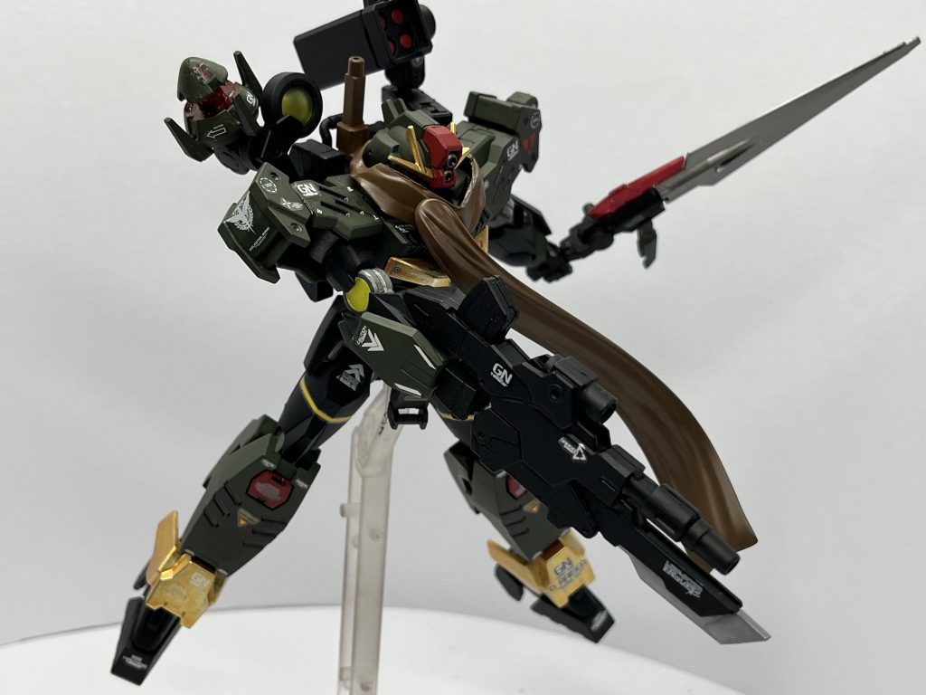 ヘビーマシンガン&GNライフルGNライフルは以前腰パーツ移植に使い余ったダブルオーの物を拝借