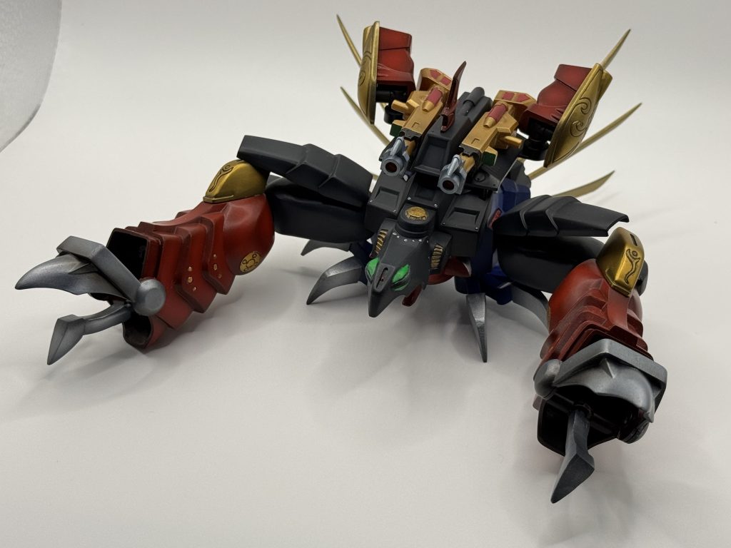 超呪導武者クラヤミでございます。魔殺駆と合体し、覇道武者魔殺駆となります。