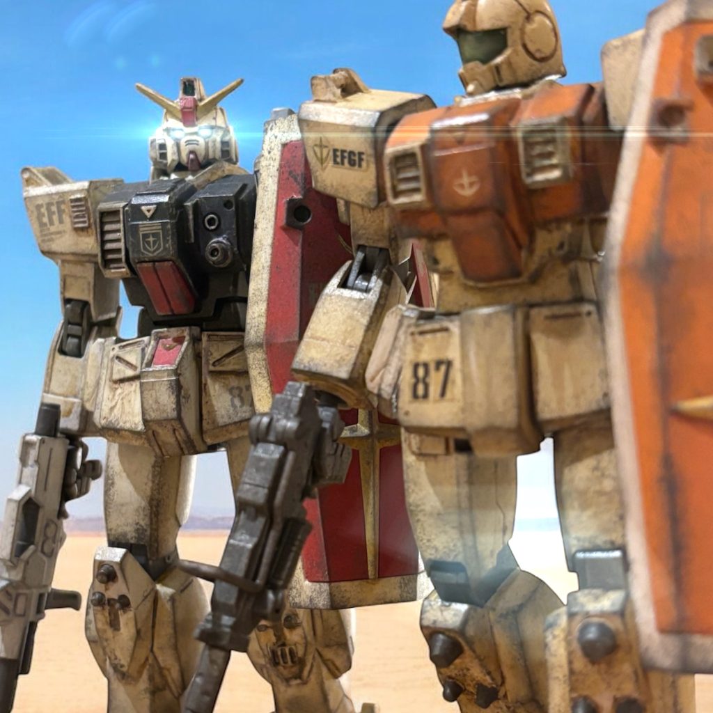 　第87対MS戦隊　隊長にラッキー・ブライトマン少佐。　先行量産型MSであるRX-79［G］陸戦型ガンダムおよびRGM-79［G］陸戦型ジムの２機を主戦力として保有。ヘント・ミューラー少尉をガンダムの、イギー・ドレイク少尉をジムのパイロットとして配属。　他、M61A5MBT 61式戦車5型 ４輌（１個小隊）、M353A4 ホバートラック