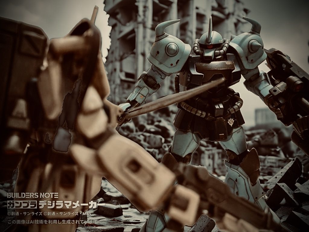 グフカスタム–8枚目/制作者：DAKK