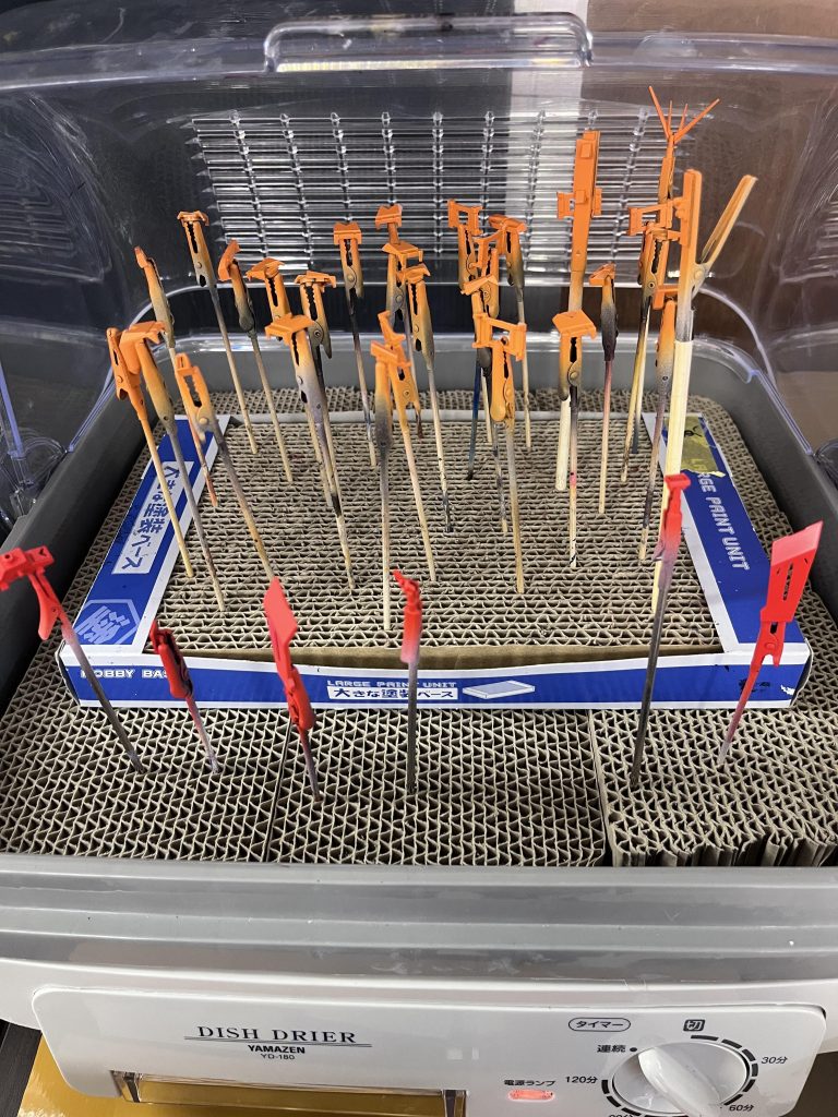 ナスカカラーのマンダリンオレンジとフレイムレッドで塗装しましたが、凄く良い色です！