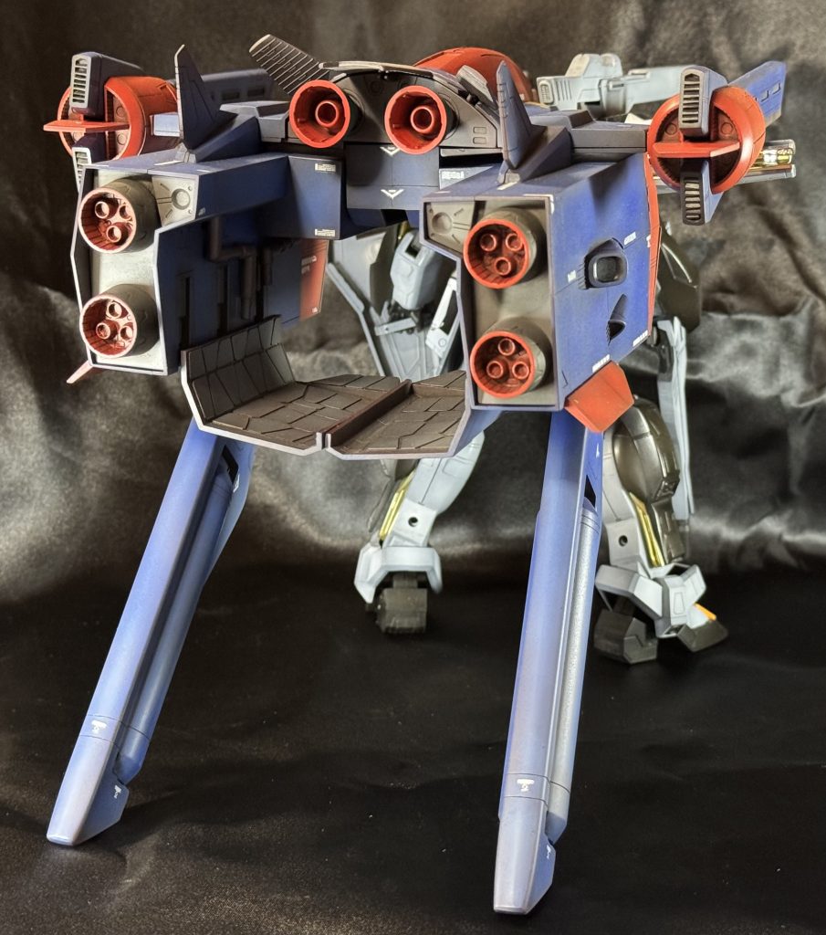 旧HG 1/100 Gファルコンユニット ガンダムDX–6枚目/制作者:@jiyu_nitsukuruきあい模型